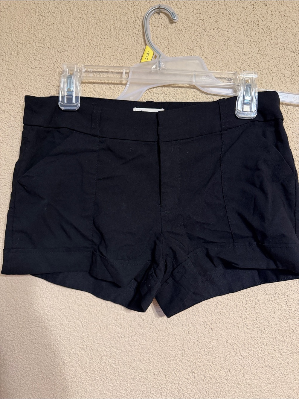 BeBop Black High-Waist Women's Dress Shorts